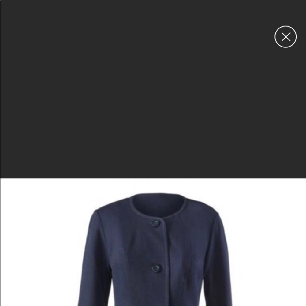 Cabi - navy lido blazer.